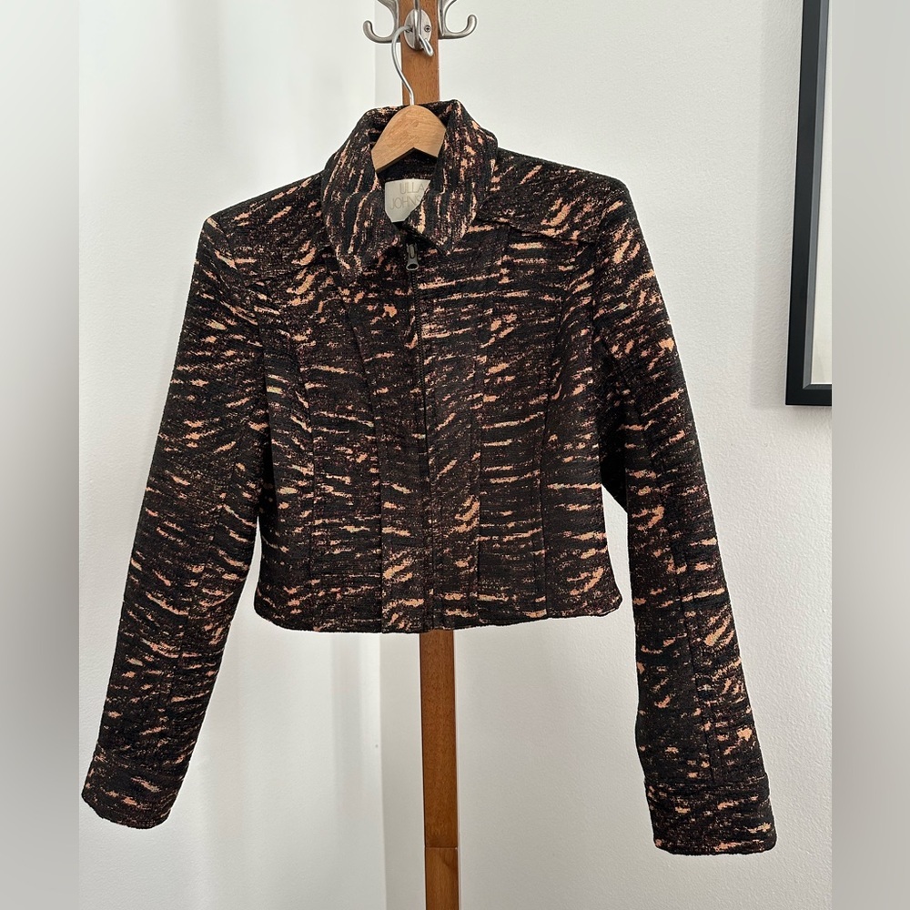 ULLA JOHNSON Adoni Jacket in Onyx, medium, LIKE NEW - Picture 6 of 10